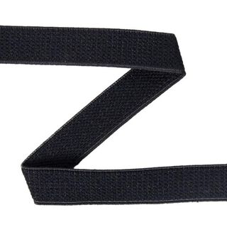 Velour-Elastikband 580 – schwarz | YKK, 