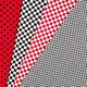 Baumwolljersey Schachbrett [9 mm] – schwarz/weiss,  thumbnail number 7