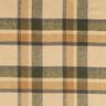 Mantelstoff angeraut Schottenkaro – sand/hellkhaki,  thumbnail number 1