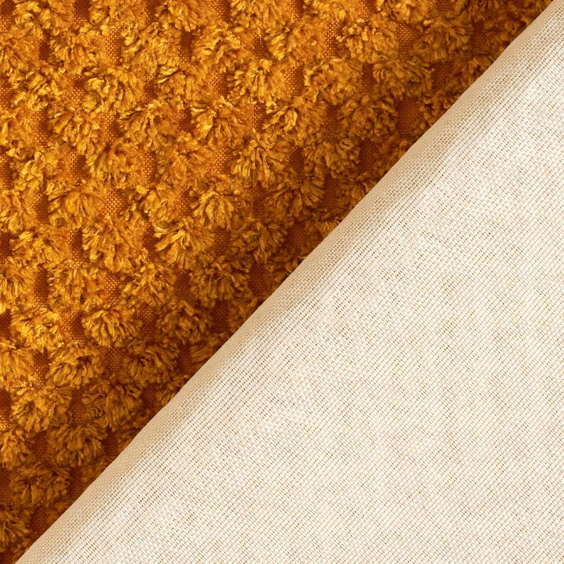 Polsterstoff weiches Strukturmuster – currygelb, image number 3