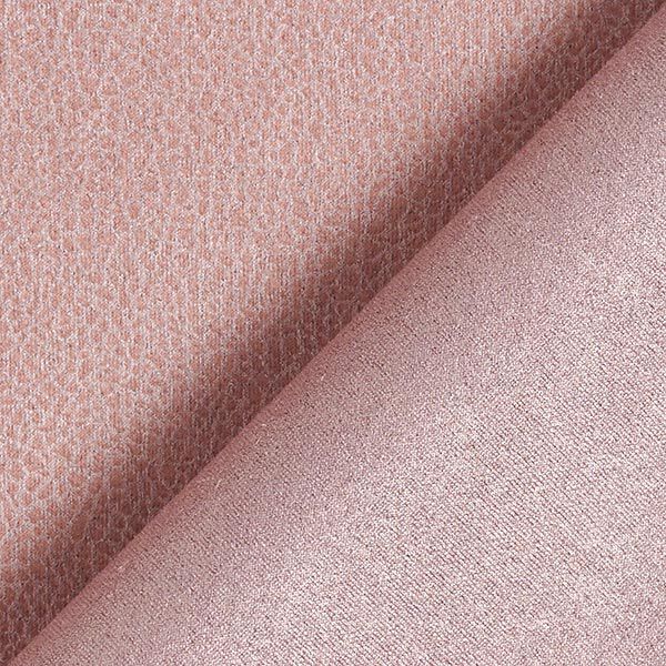 Jersey Velours Schlangenprint – altrosa, image number 3