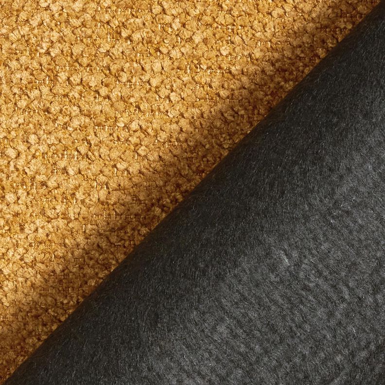 Polsterstoff weicher Flor – senf,  image number 3