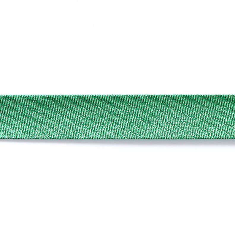 Schrägband Metallic [20 mm] – grün,  image number 2