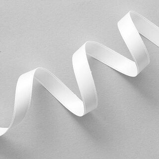 Satinband Recycling  – weiss, 