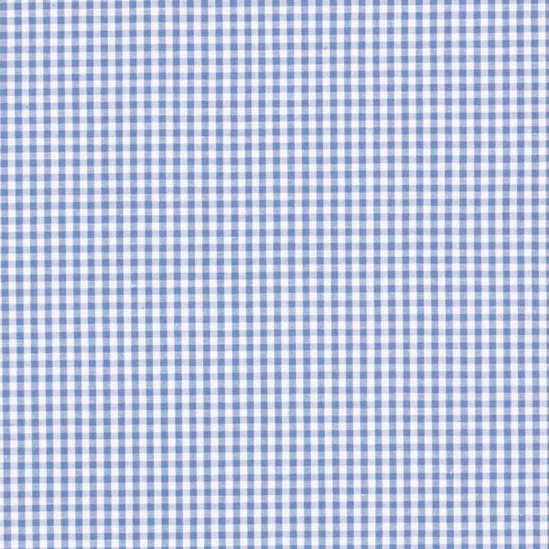 Baumwollpopeline Kleines Vichykaro, garngefärbt – jeansblau/weiss,  image number 1