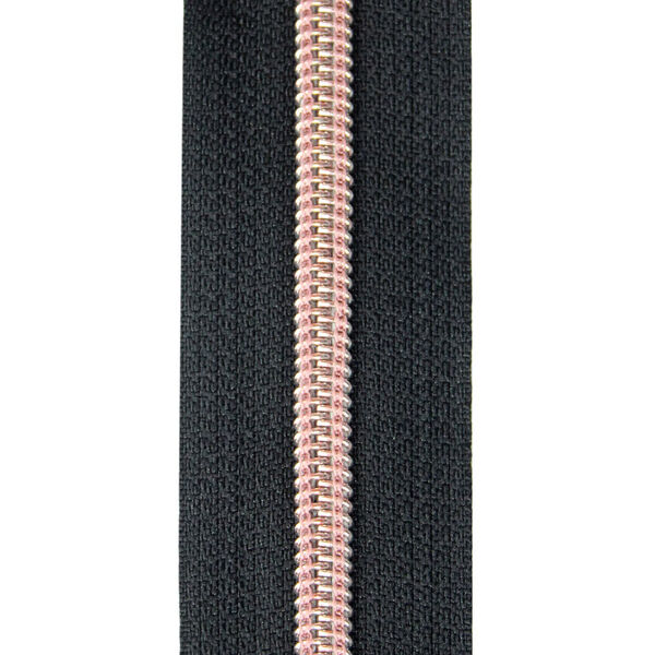 Reißverschluss Rosé - schwarz, image number 1