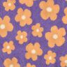 Teddypl&uuml;sch Blumen | Poppy Fabrics &ndash; lavendel/apricot,  thumbnail number 1