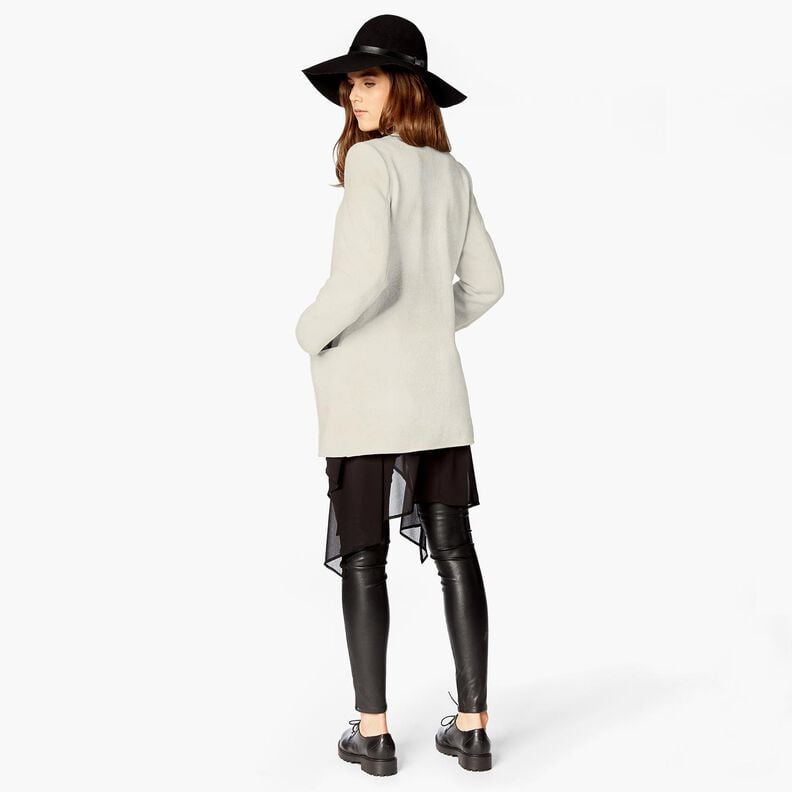 Veloursstoff mit Kunstfell-Abseite – creme,  image number 5