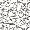 Dekostoff Jacquard abstrakte Linien – elfenbein/schwarz,  thumbnail number 1