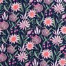 Baumwollpopeline große Wiesenblumen Digitaldruck | Poppy Fabrics – nachtblau,  thumbnail number 1