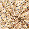 Baumwollpopeline Blumenmeer – cashew/weiss,  thumbnail number 3