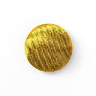 Bezogener Knopf, Duchesse Satin 21 - gold metallic, 