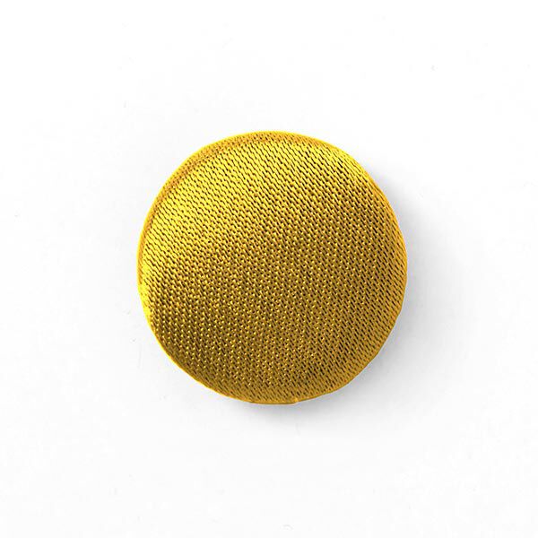 Bezogener Knopf, Duchesse Satin 21 - gold, image number 1