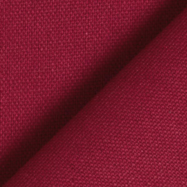 Dekostoff Canvas – bordeauxrot | Reststück 100cm