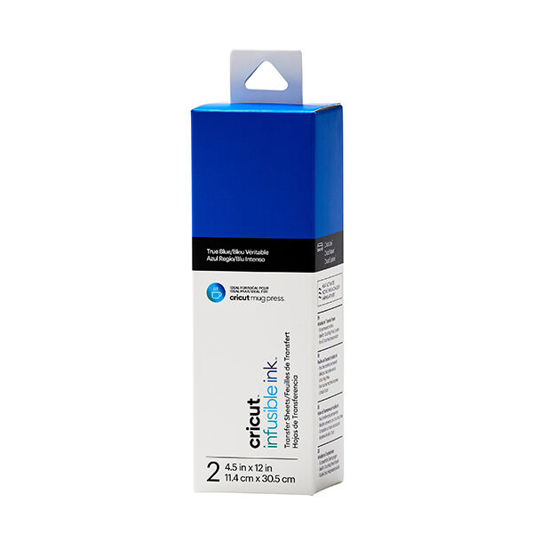 Cricut Joy Infusible Ink Transferbogen - 2 Bogen [ 11,4 x 30,5 cm ] – blau,  image number 1