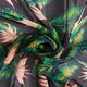 Seidenchiffon Tropische Blumen – nachtblau,  thumbnail number 3