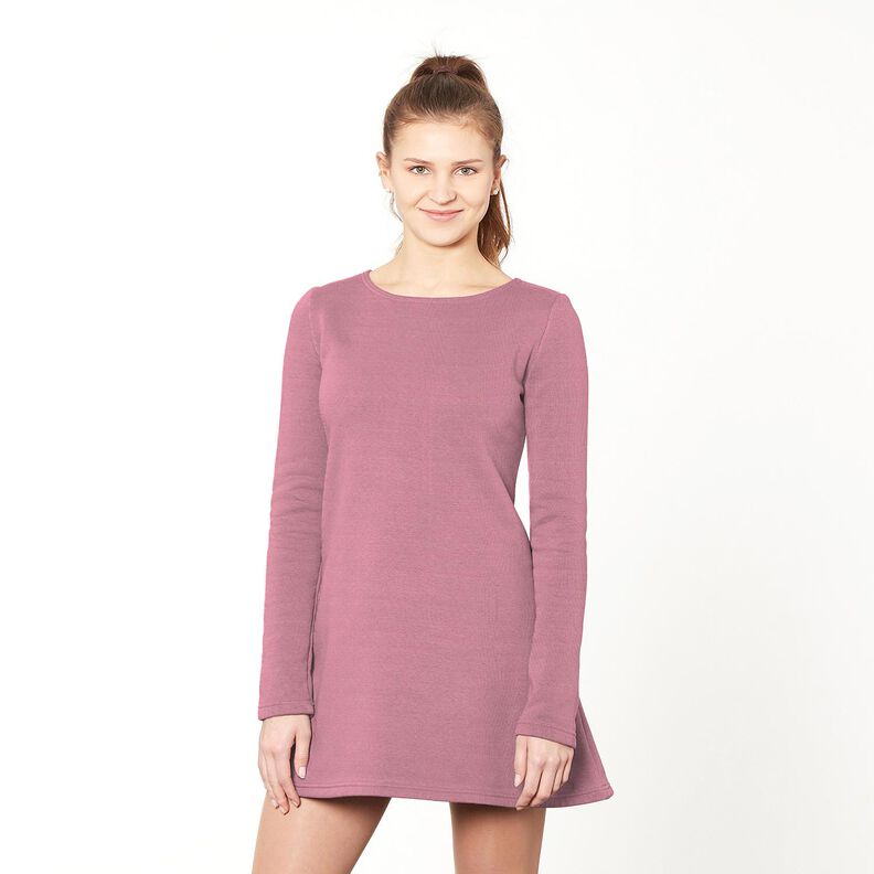 Leichter French Terry Uni – pastellviolett, image number 4