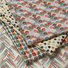Dekostoff Gobelin Linien-Zickzack – hellbeige/blau,  thumbnail number 5