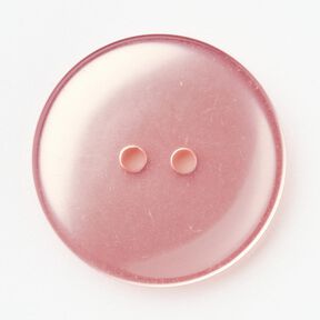 2-loch-Knopf glänzend [Ø 25 mm] – rosa, 