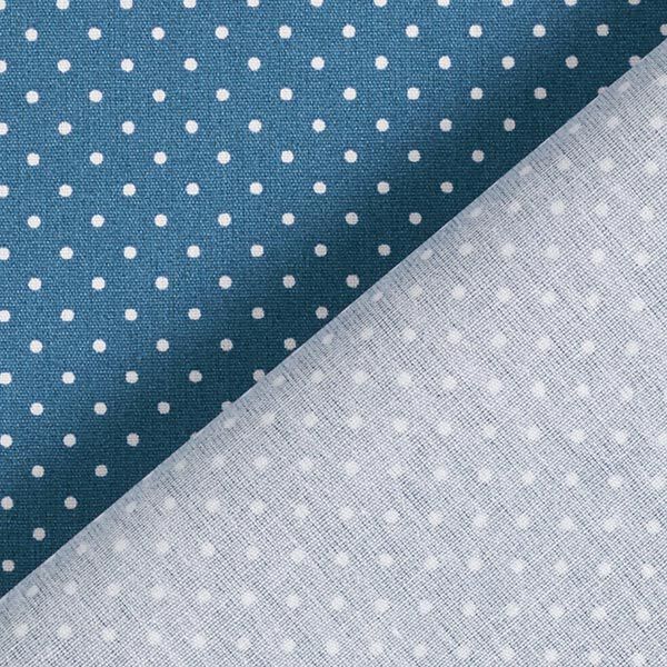 Beschichtete Baumwolle kleine Punkte – jeansblau,  image number 5