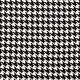 Viskosestoff Hahnentritt – schwarz/weiss,  thumbnail number 1