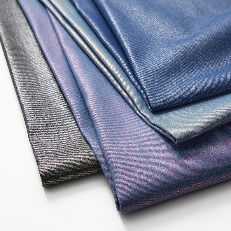 Denim Stretch Metallic – jeansblau/silber metallic,  image number 5