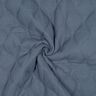 Steppstoff Musselin Wellen – blaugrau,  thumbnail number 3
