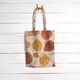 Dekostoff Jacquard Retro Formen recycelt – dunkelaltrosa/natur,  thumbnail number 8
