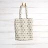 Baumwollstoff Cretonne Eulen – creme/grau,  thumbnail number 4