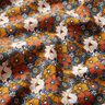 Baumwollstoff Cretonne Retro Blumen – karamell,  thumbnail number 2