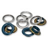 Ösen mit Scheiben [15 Stück | Ø 14 mm] | Prym – marineblau/silber metallic,  thumbnail number 2