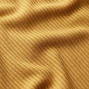 Rippenstrick angeraut Uni | Fibre Mood – currygelb, 