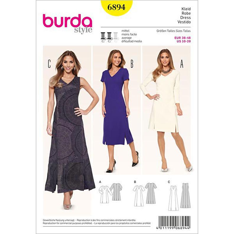 Kleid | Burda 6894 | 36-46,  image number 1