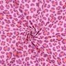 Musselin/ Doppel-Krinkel Gewebe bunter Leo Print | Poppy Fabrics – pastellviolett/rotlila,  thumbnail number 3