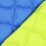 Steppstoff wellige Quadrate – königsblau/neongrün,  thumbnail number 4