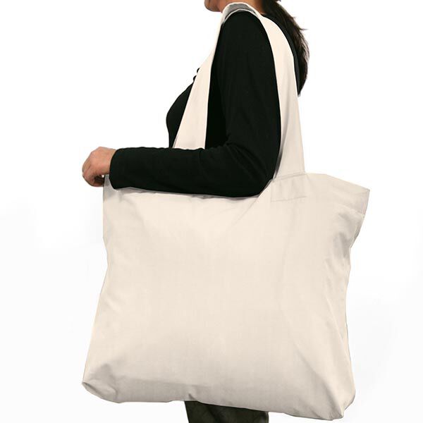 Baumwollstoff Nessel Köper  – natur | Reststück 50cm