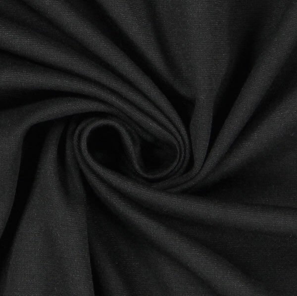 Romanit Jersey Premium – schwarz | Reststück 50cm