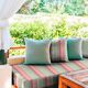Outdoorstoff Canvas bunte Streifen – dunkles altrosa,  thumbnail number 10