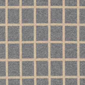 Romanit Jersey Karos – grau/beige, 