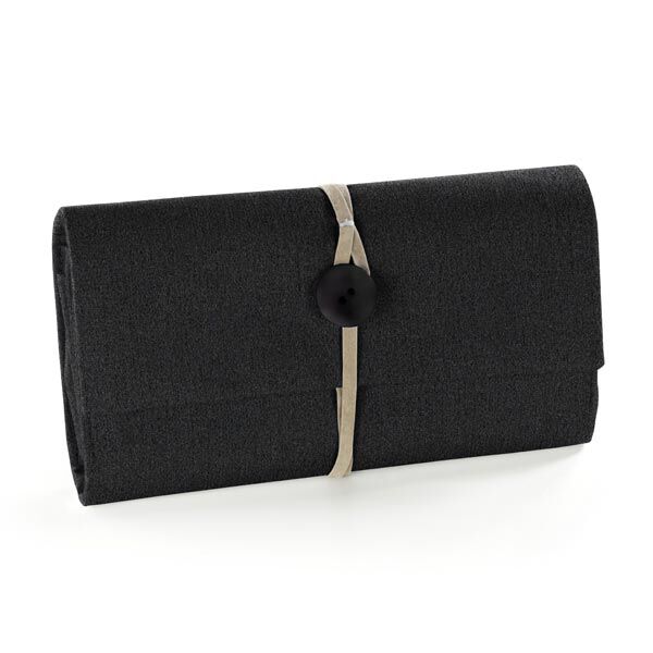 Filz 100 cm / 4 mm stark – schwarz | Reststück 50cm