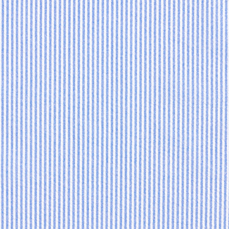Seersucker Baumwollmix Streifen – königsblau/wollweiss,  image number 1