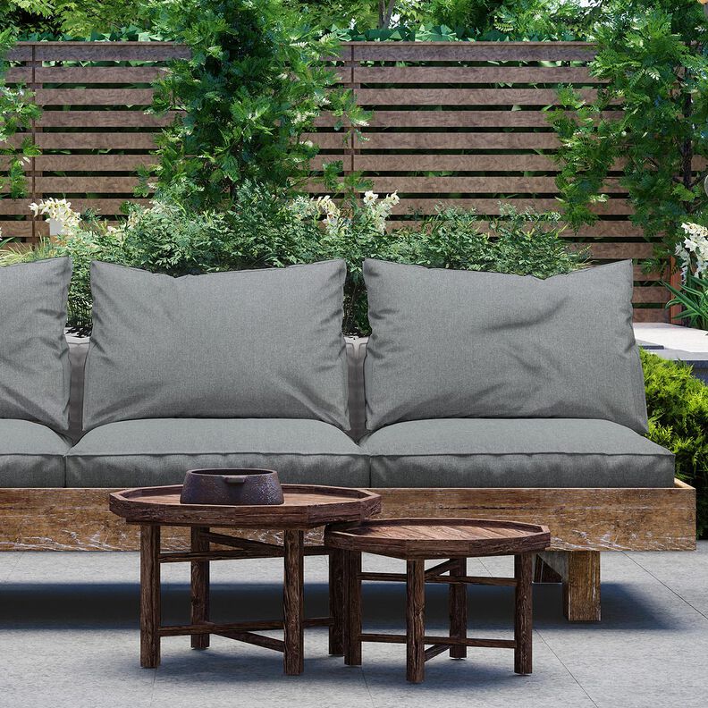Outdoorstoff Canvas Uni – elefantengrau,  image number 5