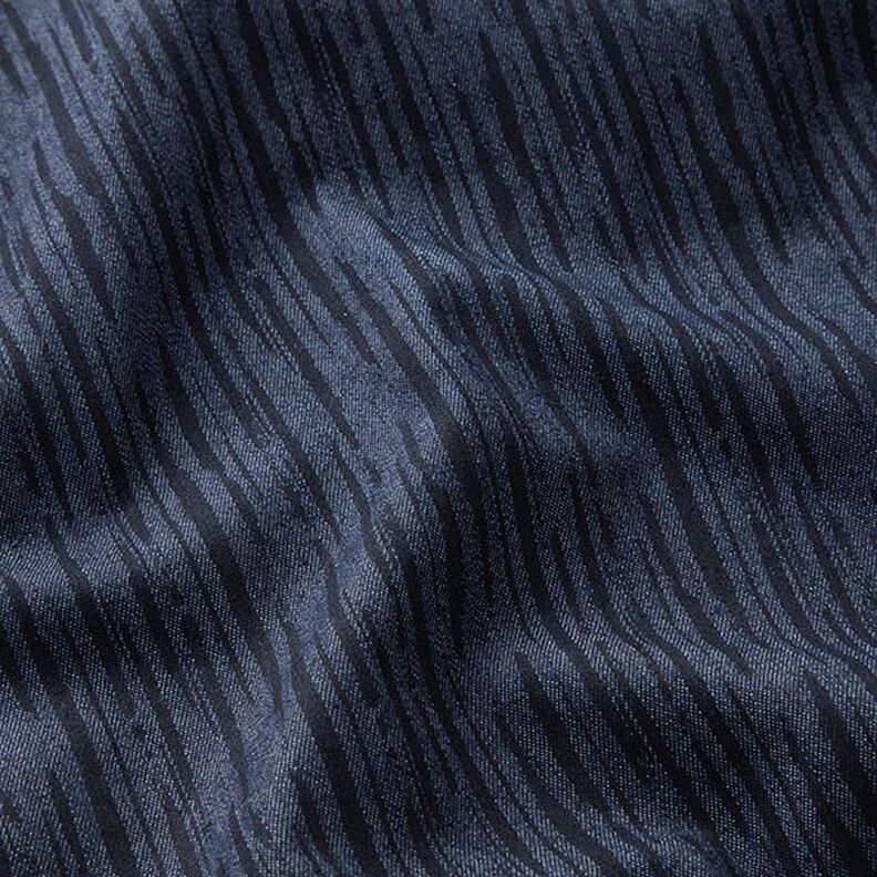 Stretch Jeans unterbrochene Streifen – marineblau,  image number 2