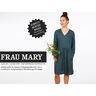 FRAU MARY Kleid mit V-Ausschnitt und gekräuseltem Rockteil | Studio Schnittreif | XS-XXL,  thumbnail number 1