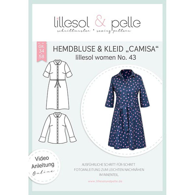Hemdbluse & Kleid Camisa | Lillesol & Pelle No. 43 | 34-58,  image number 1