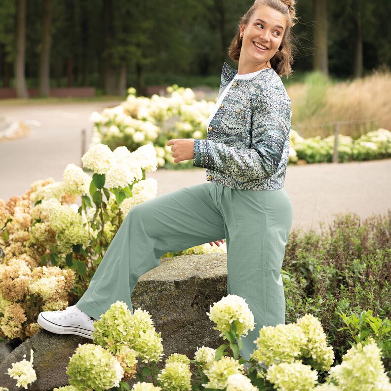 Baumwollstoff Krinkel vorgewaschen – jeansblau,  image number 6