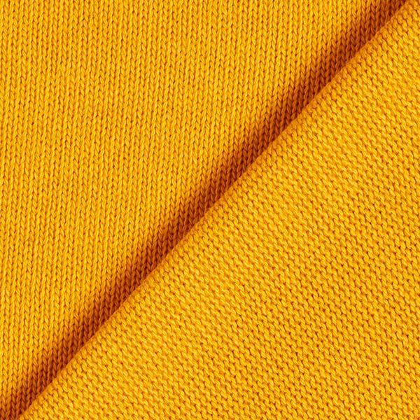 Baumwoll-Strickstoff – currygelb, image number 3