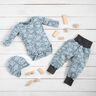 Baumwoll-Mix Jersey Elefantengewusel – silberblau,  thumbnail number 7