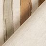 Dekostoff Halbpanama gemalte Streifen – natur/braun,  thumbnail number 4