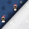 Baumwolljersey Pinguin mit Weihnachtsmütze – marineblau,  thumbnail number 4